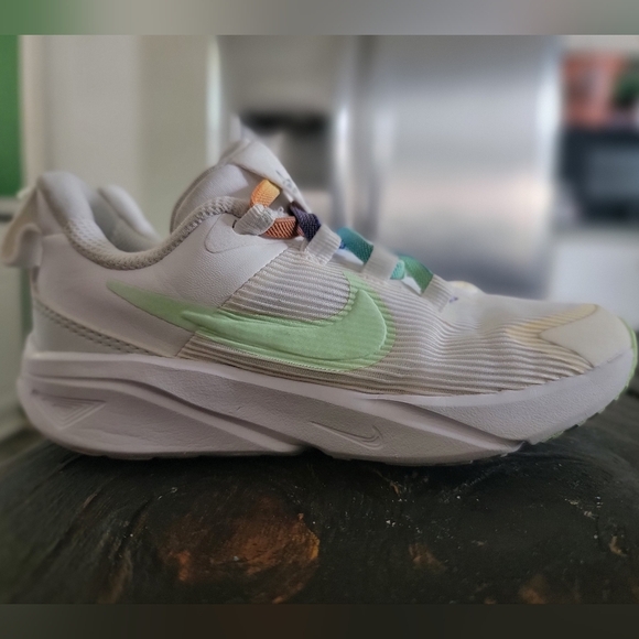 Nike Other - Nike White and Green Sneakers for Active Lifestyle
